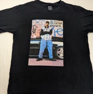 Snoop Dog Men's Y2K 90s Legends Black LTee Medium